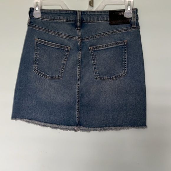 DKNY Demin Mini Skirt - Picture 3 of 8